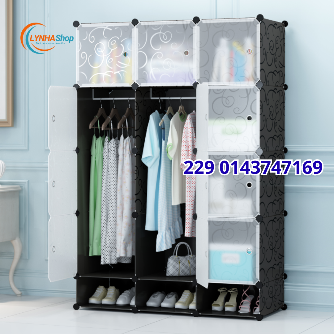 La Puissance du Rangement Intelligent : Notre Armoire 12 Cubes avec porte chaussure qui Garde Tout, Absolument Tout, à sa Place !