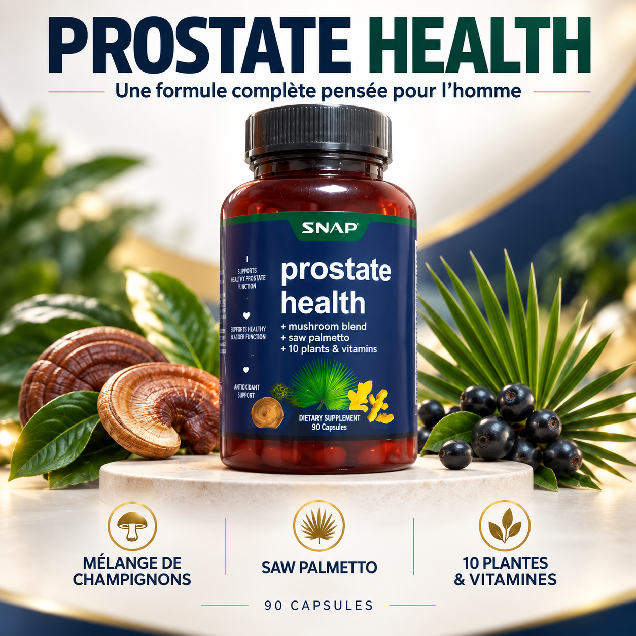Prostate Health Shield — Protection Complète de la Prostate & Confort Urinaire après 40 ans (60 gélules)