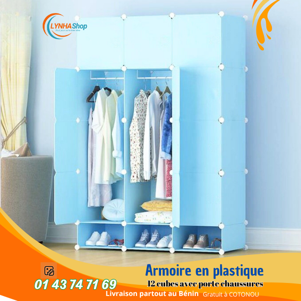 La Puissance du Rangement Intelligent : Notre Armoire 12 Cubes avec porte chaussure qui Garde Tout, Absolument Tout, à sa Place !
