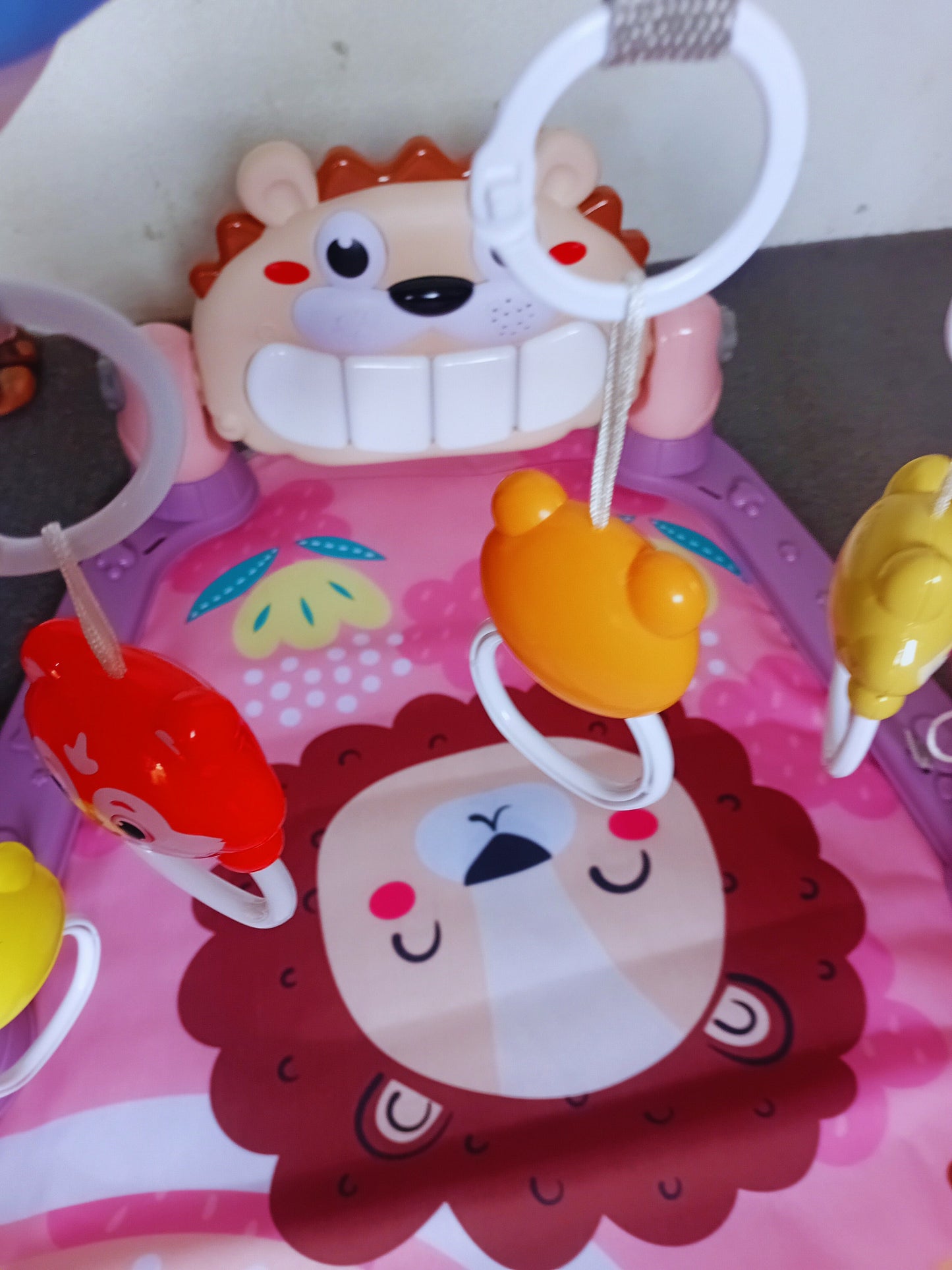 Tapis d’Éveil Interactif pour Bébé – Confort, Apprentissage et Amusement en Douceur