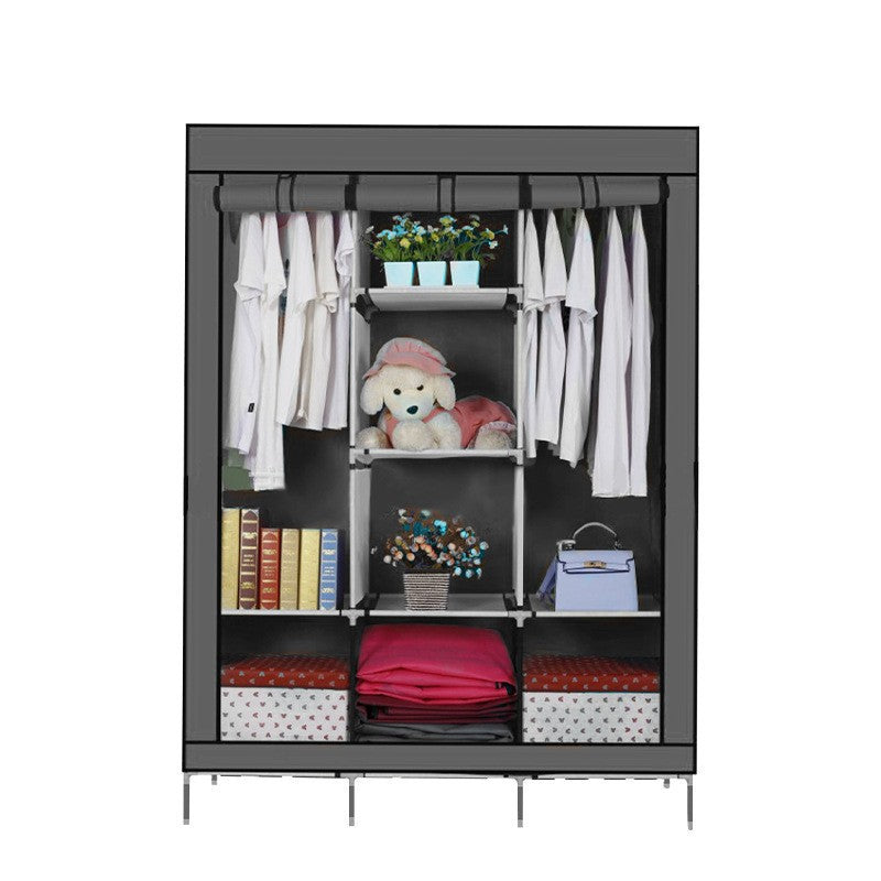 Armoire Pliable 3 Battants – Spacieuse, Élégante et Pratique !