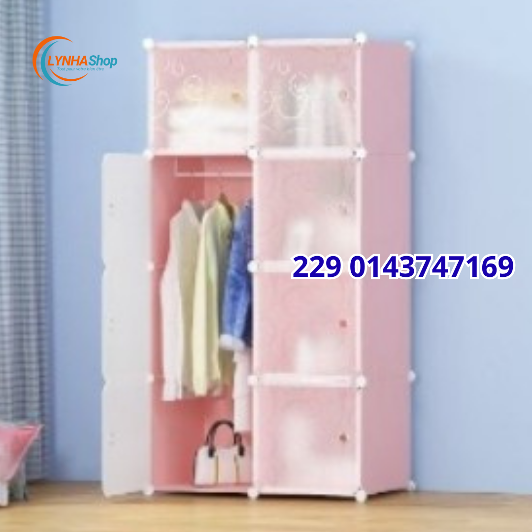 Fini le Désordre ! Découvrez l'Armoire Modulable 8 Cubes qui Simplifie Votre Vie.