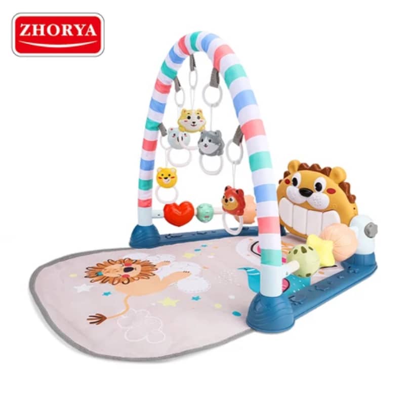 Tapis d’Éveil Interactif pour Bébé – Confort, Apprentissage et Amusement en Douceur