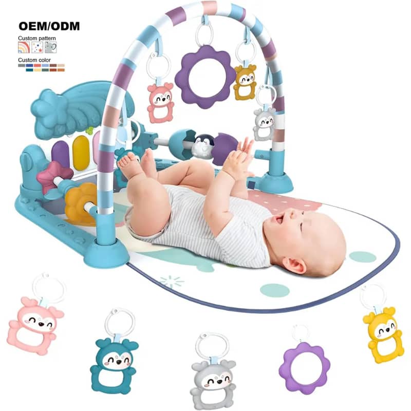 Tapis d’Éveil Interactif pour Bébé – Confort, Apprentissage et Amusement en Douceur